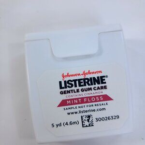 Listerine Reach Gentle Gum Care Cinnamon Mint WOVEN Floss 5yd Sample travel mini